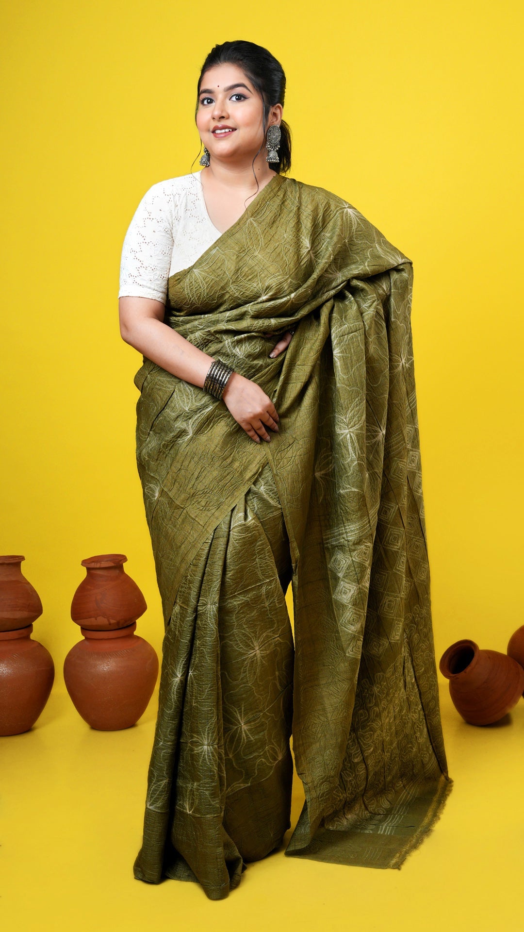 Shibori sarees