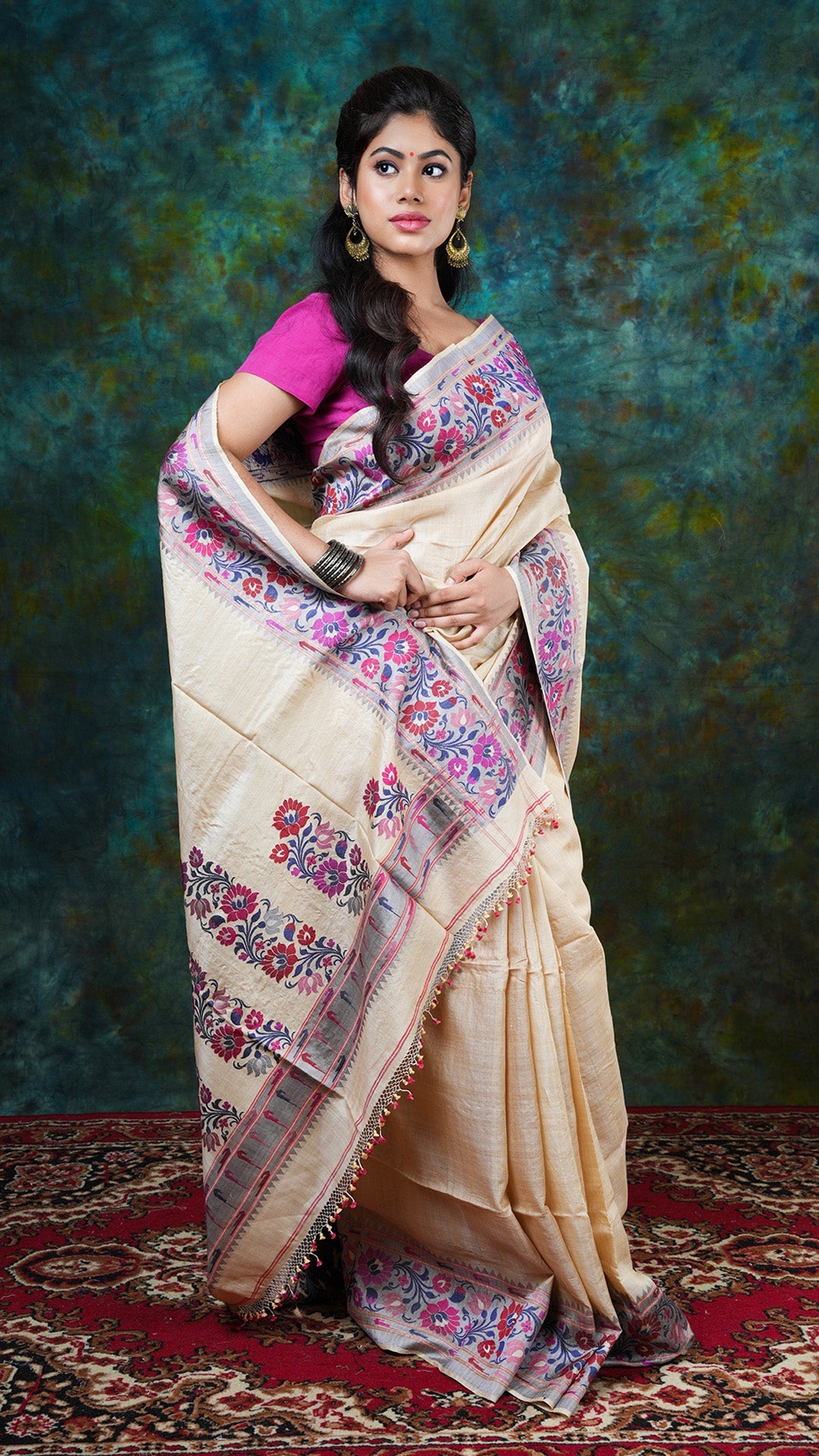 Beige sarees